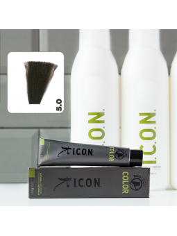 Barva na vlasy ICON Světle hnědá 5.0 bez alkoholu, amoniaku a PPD