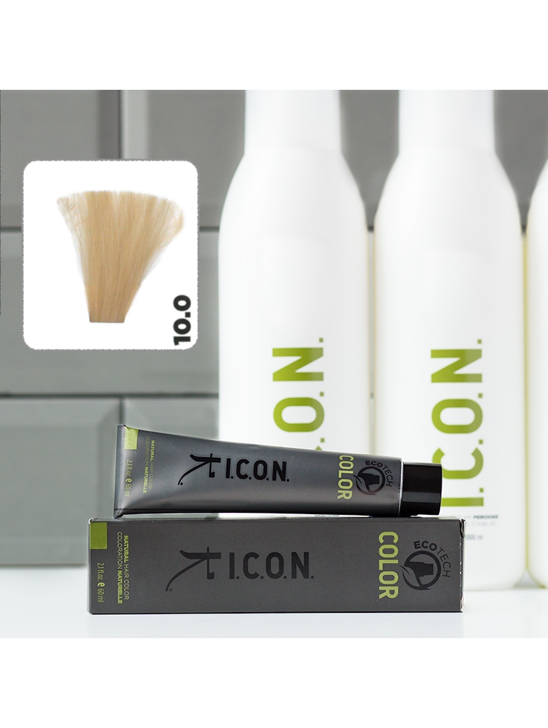 ICON Color Platinum Dye 10.0 senza alcool, ammoniaca o ppd