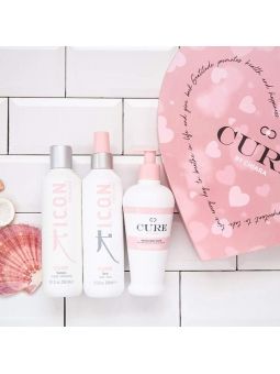 Pack ICON Cure caja Corazón - Champu Serum y Spray