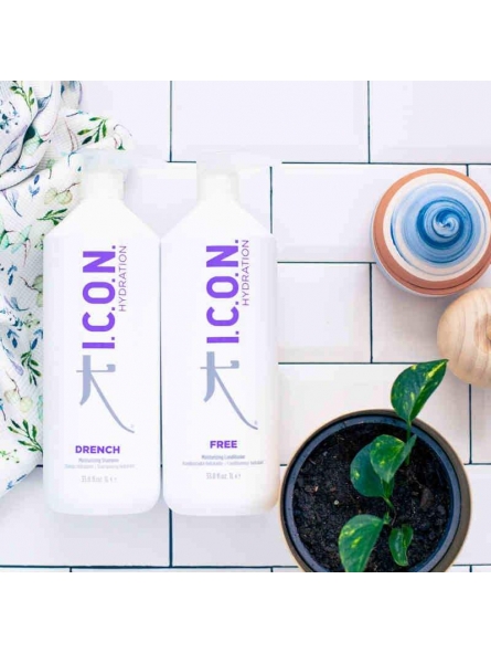 Confezione ICON Hydration Drench Shampoo + Balsamo Omaggio 1 Litro