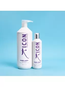 आइकॉन प्योर लाइट पैक: शैम्पू 1 लीटर + कंडीशनर 250 मिली