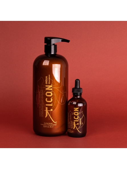 Pack Icon India Champú 1 Litro + Aceite Oil 112ml Pack Icon India Champú 1 Litro + Aceite Oil 112ml