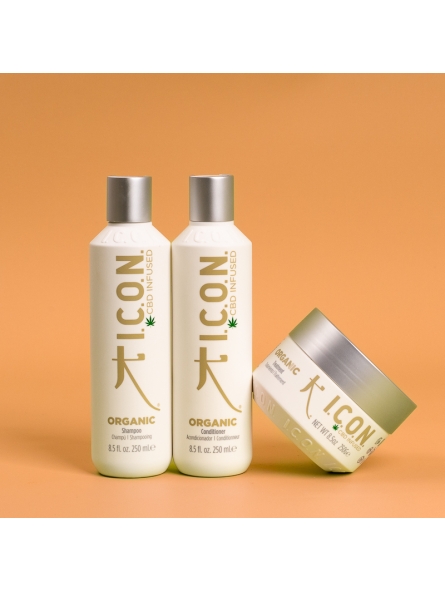 ICON Organic Pack: Shampoo, Conditioner and Treatment 250ml