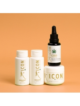 Pack ICON Organic Champu Acondicionador Tratamiento y Aceite