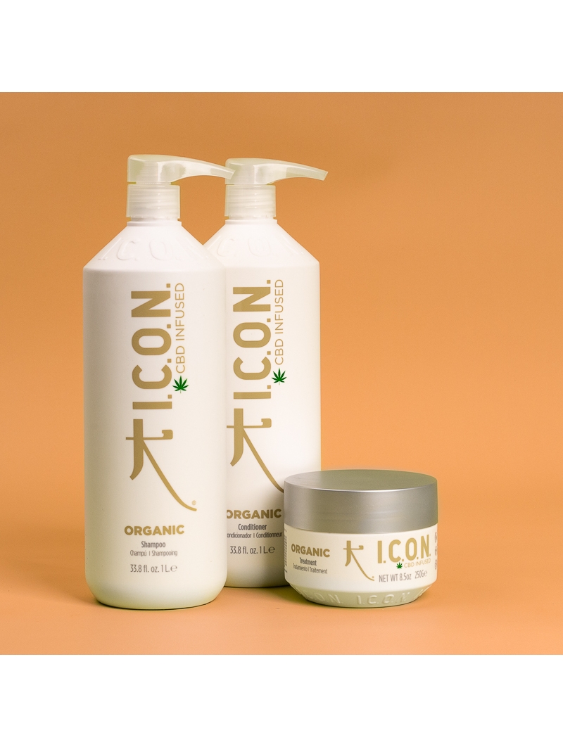 Pack ICON Bio : Shampoing et Après-Shampooing 1 Litre + Masque 250 ml