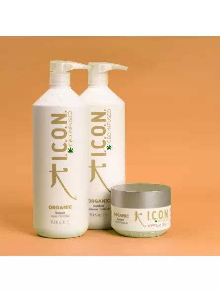 Pachet ICON Organic: Șampon și Balsam 1 Litru + Mască 250ml