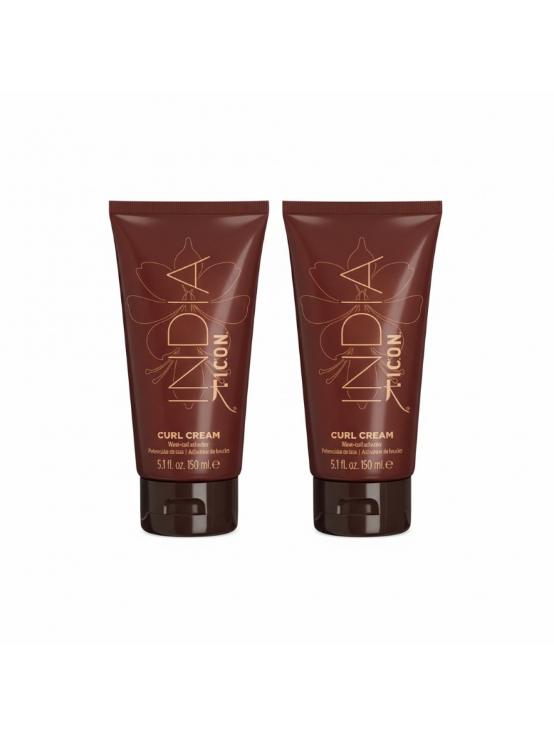 ICON INDIA Curl Cream Pack 2 unidades - Tratamiento Curly Girl