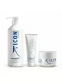 Pack ICON Antiencrespamiento Champú 1000ml + Acondicionador 250ml + Bálsamo Smooth 150ml