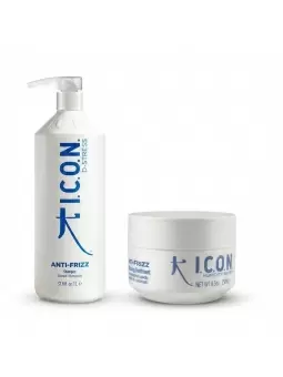 ICON Antifrizz Champú 1L + Acondicionador 250ml